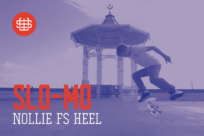 Slo-Mo Skateboarding: Nollie Frontside Heel