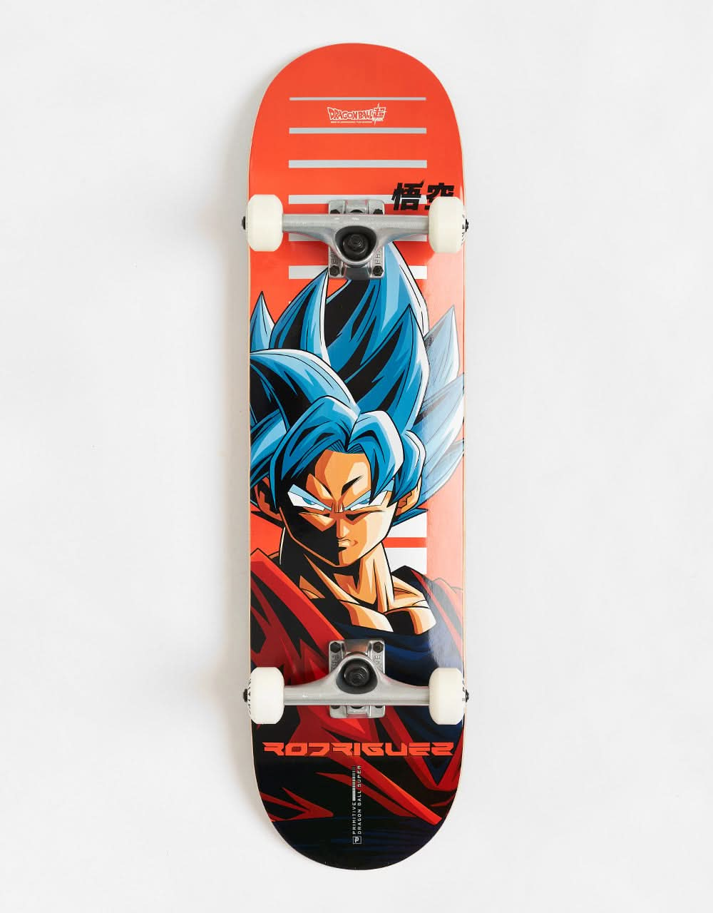 Primitive X Dragonball Rodriguez Goku SSG Complete Skateboard - 8.25"