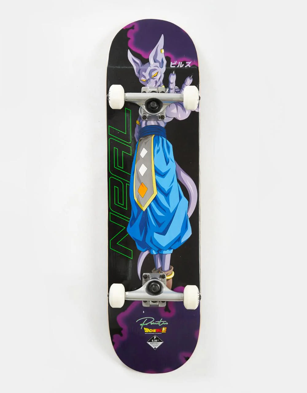 Primitive X Dragonball Neal Beerus Complete Skateboard - 8.38"