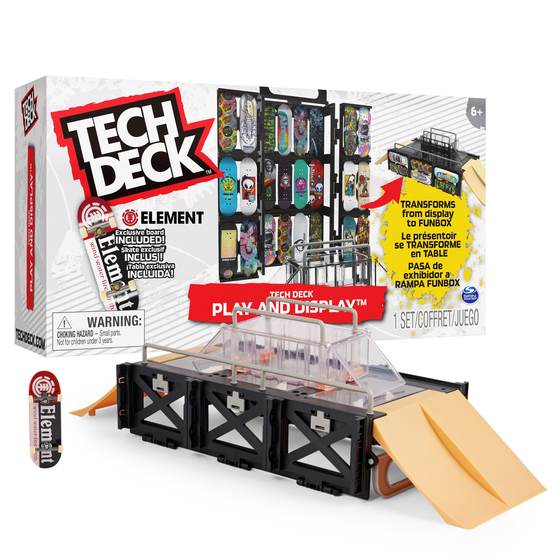 Set 4 tablas - Tech Deck: Finger Skate (96 mm)