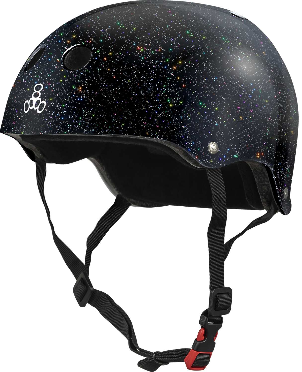 Triple 8 Sweatsaver Helmet - Glitter Black