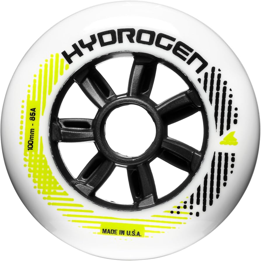 Rollerblade Hydrogen Inline Skate Wheels 100mm 85a - Set of 8