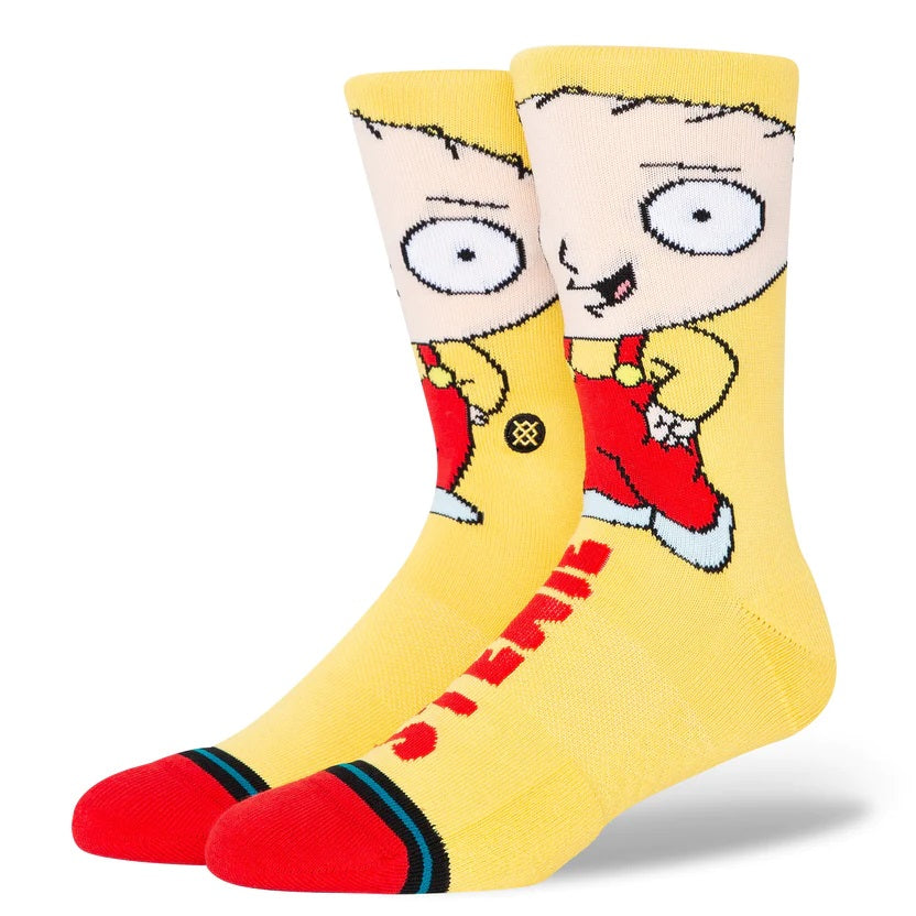 Calcetines Stance Stewie Crew - Amarillo