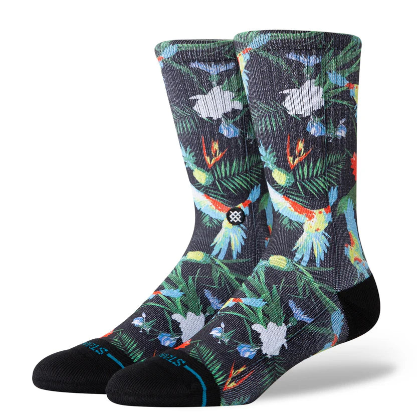 Stance Bird Cage Crew Socks - Black