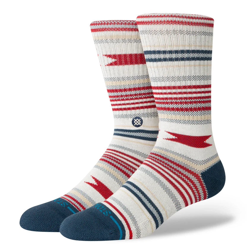 Stance Vista Cruz Crew Socks - Vintage White