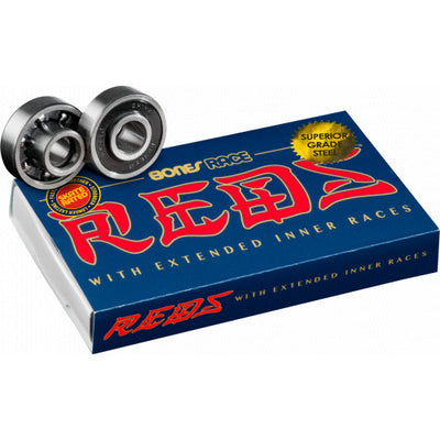 Bones Race Reds Bearings - 8mm 8 pack