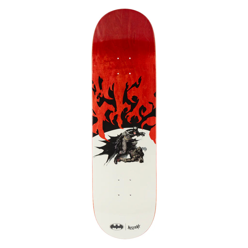 Welcome x Batman Talons Red Stain on Popsicle Deck - 9.0"