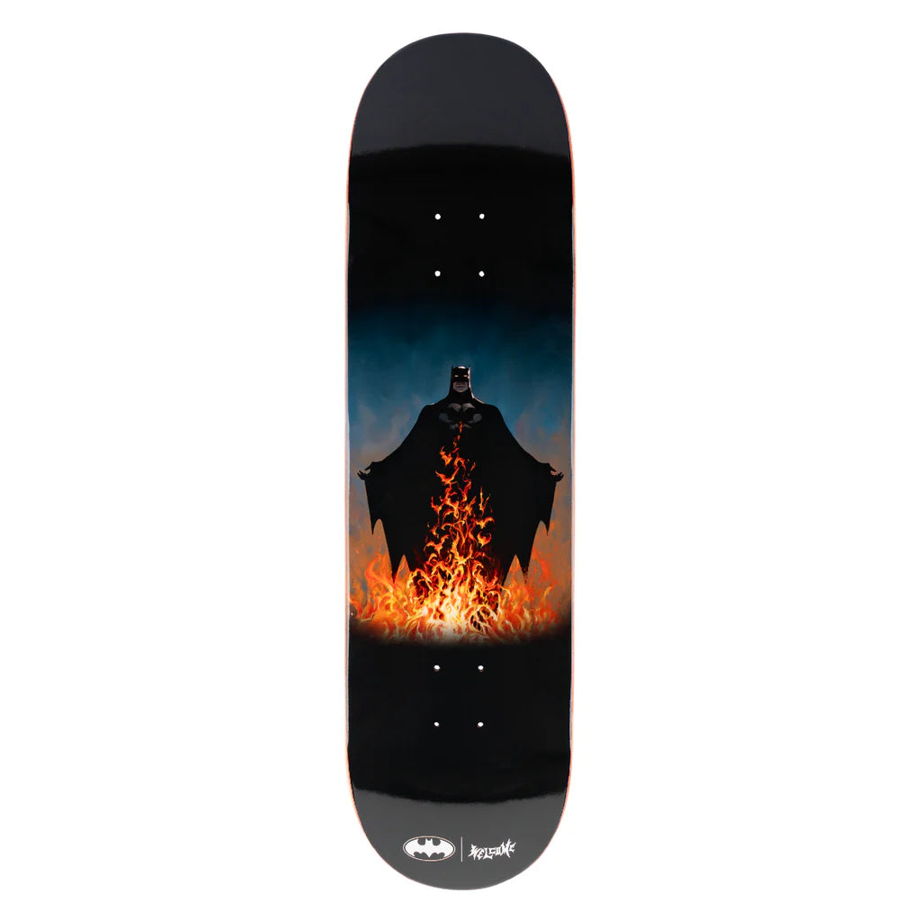 Welcome x Batman Bat Flames on Popsicle Deck - 8.5"