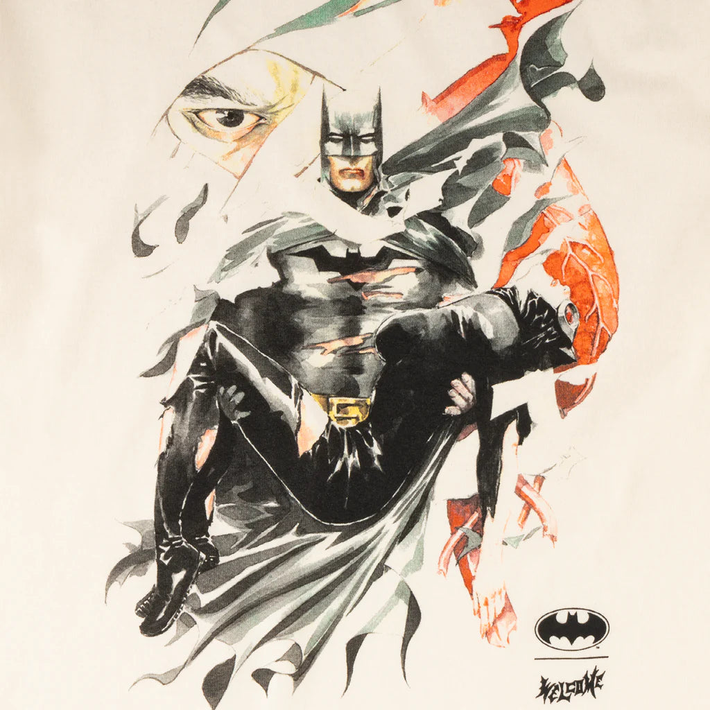 Welcome x Batman Heart of Hush T-Shirt - Bone