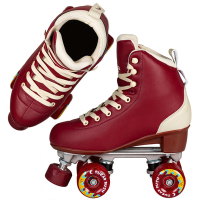 Chaya Melrose Deluxe Quad Roller Skates - Cozy Wine