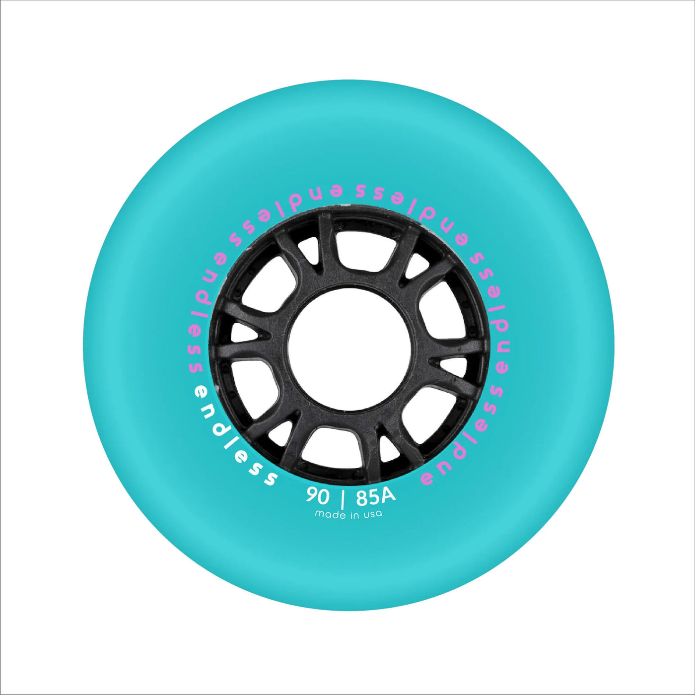 Endless Miami Blue 90mm Wheels - Set of 4