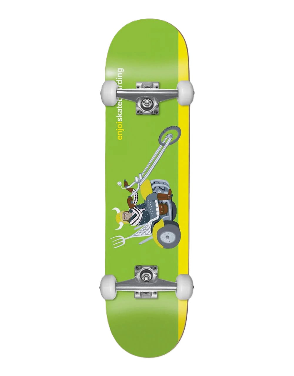 Enjoi Chopper FP Green Complete Skateboard - 8.25"