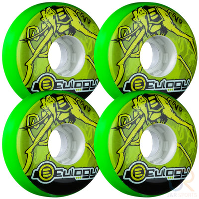 Eulogy Eric Schrijn Retro Aggressive Wheels 58mm 89a - Set of 4