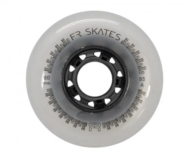 FR DownTown Inline Skate Wheels 80mm 85a - Natural 4 Pack