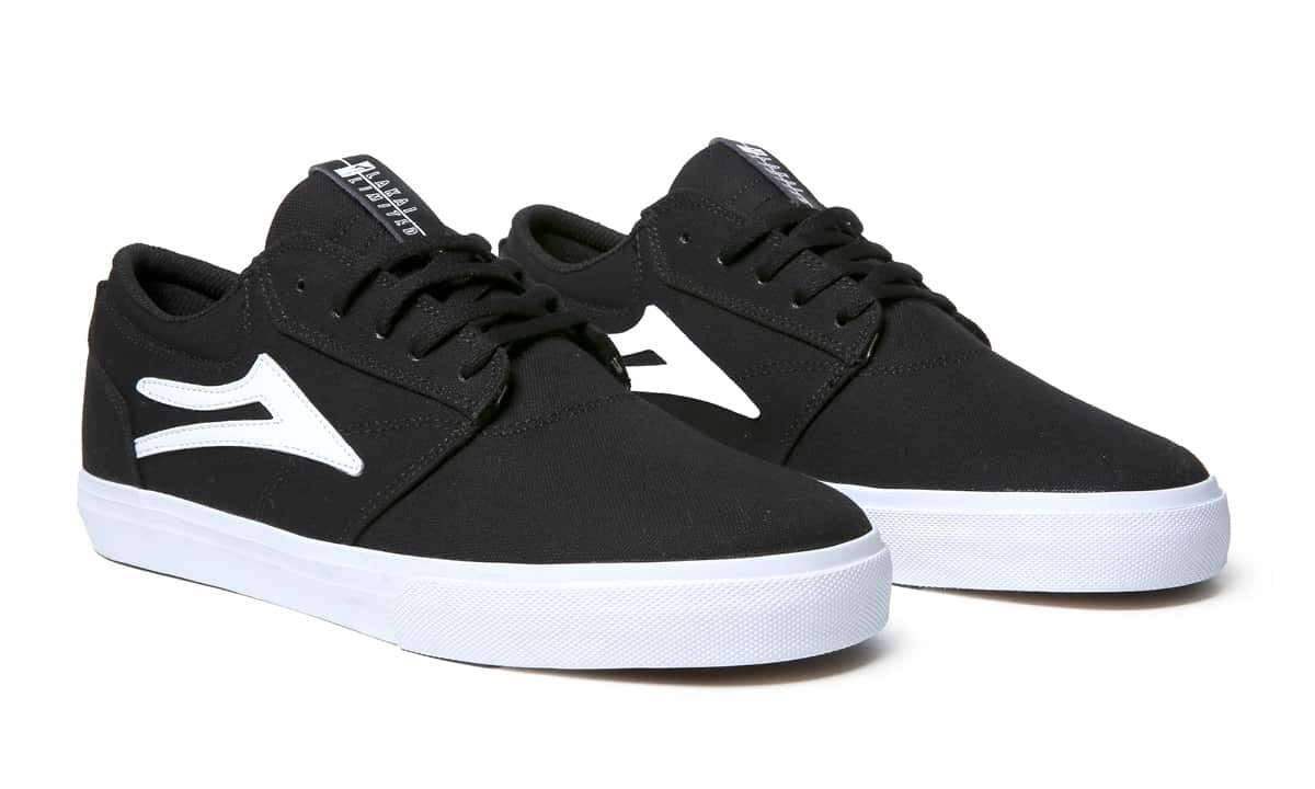 Lakai Griffin Canvas Skate Shoes - Black