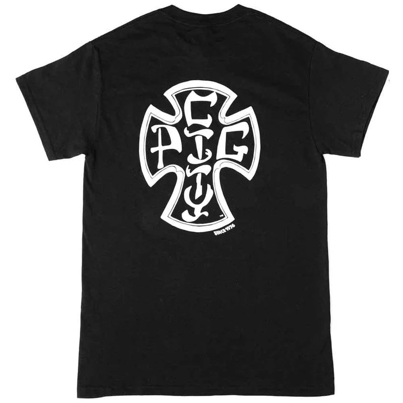 Pig City Skates OG Cross T-Shirt - Black