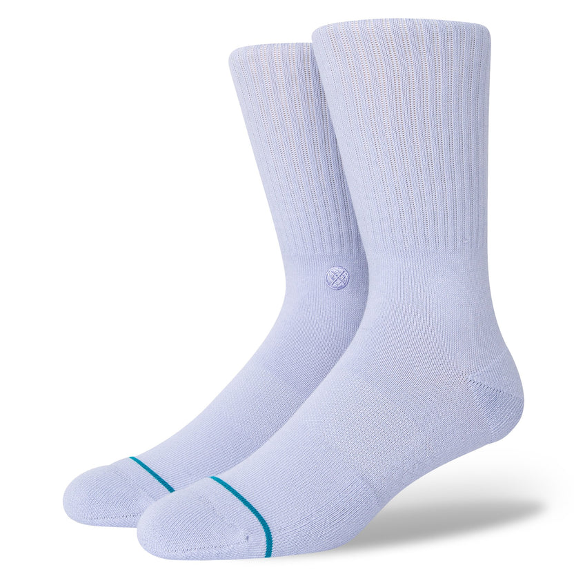 Stance Icon Crew Socks - Lilac Ice