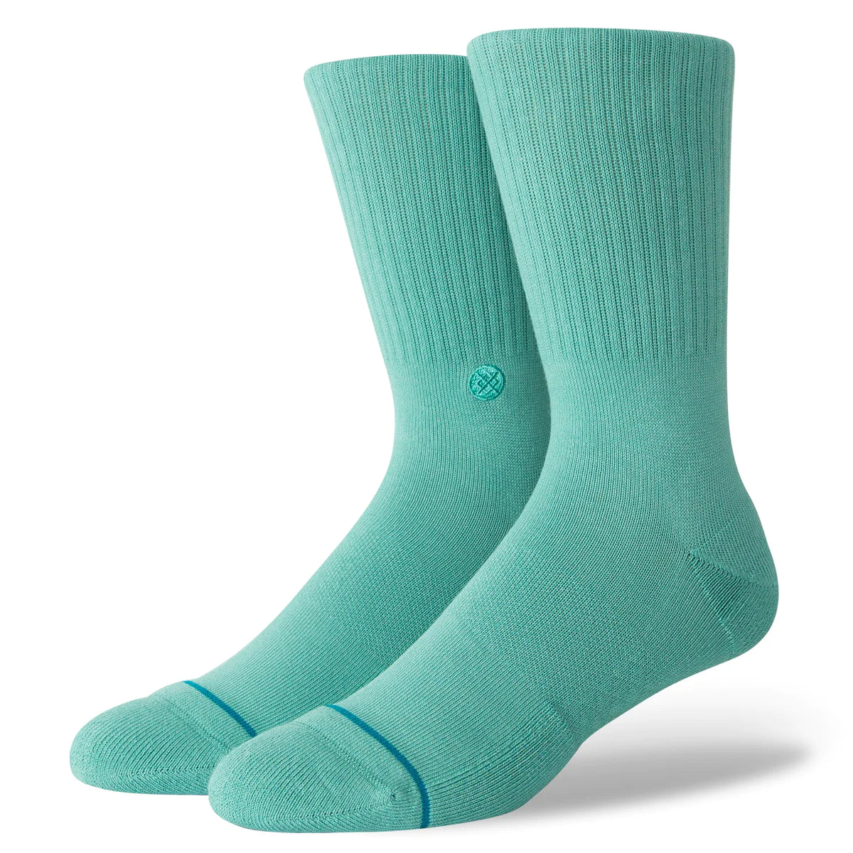 Stance Icon Crew Socks - Turquoise