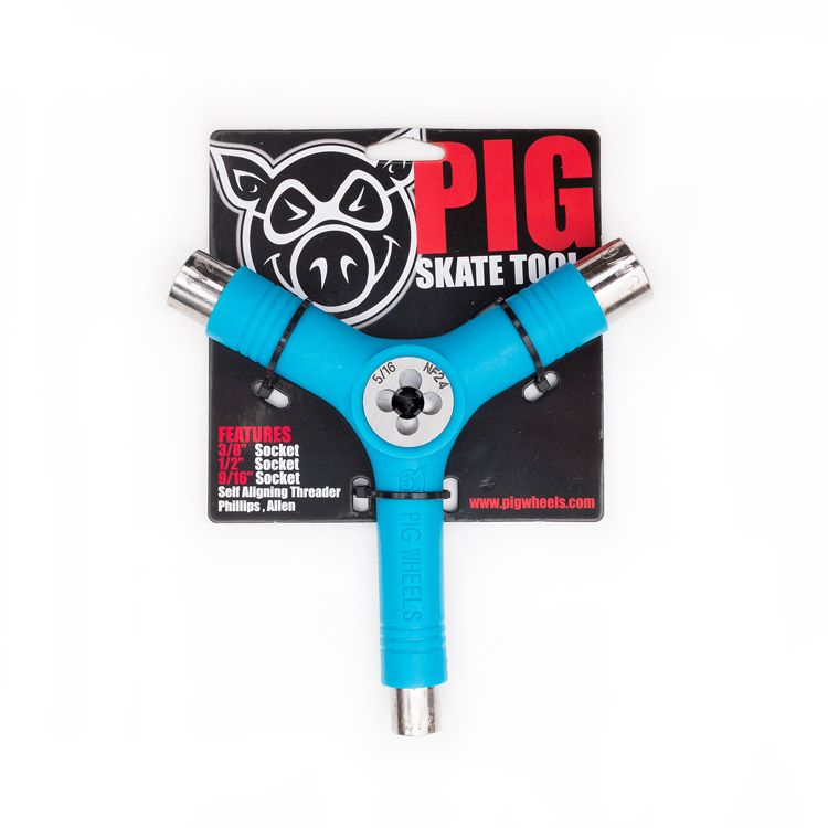 Pig Skateboard Tool - Blue