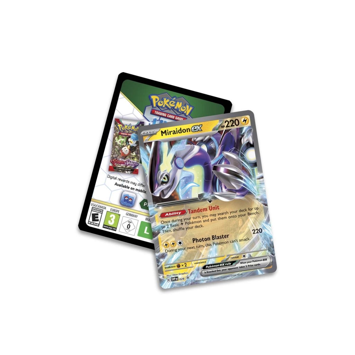 Pokémon TCG: Paldea Legends Tin - Miraidon Ex