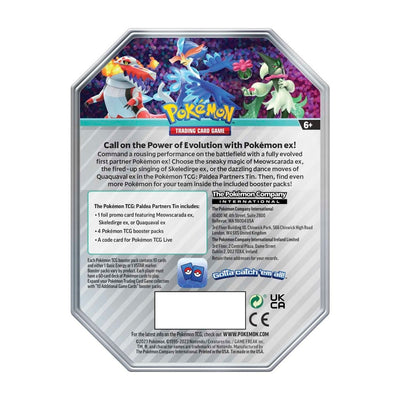 Pokémon TCG: Paldea Partners Tin - Skeledirge Ex