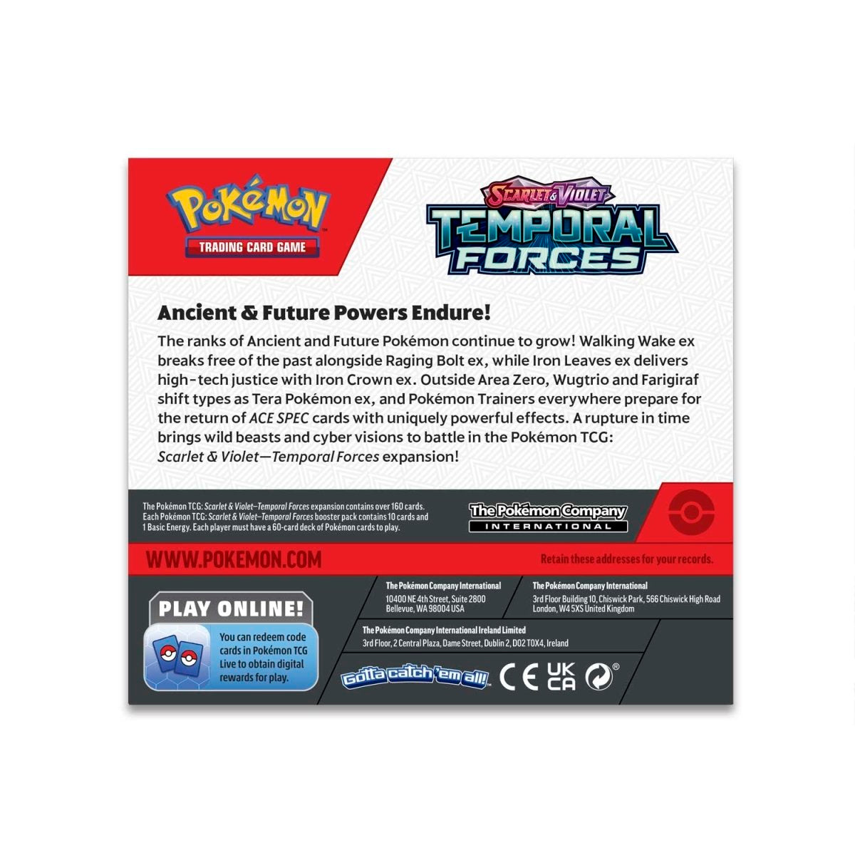 Pokémon TCG: Scarlet & Violet - Temporal Forces Booster Display Box