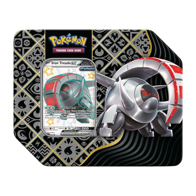 Pokémon TCG: Scarlet & Violet-Paldean Fates Tin - Shiny Iron Treads Ex