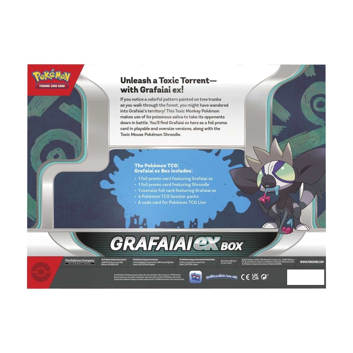 Pokémon TCG: Grafaiai Ex Box