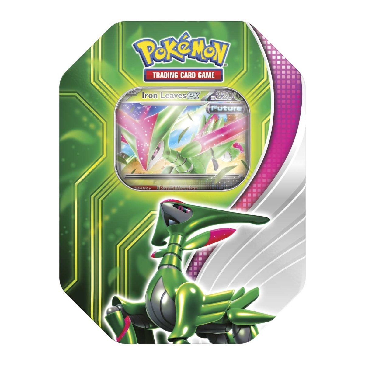 Pokémon TCG: Paradox Clash Tin - Iron Leaves Ex