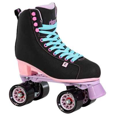Chaya Melrose Quad Roller Skates - Black/Pink