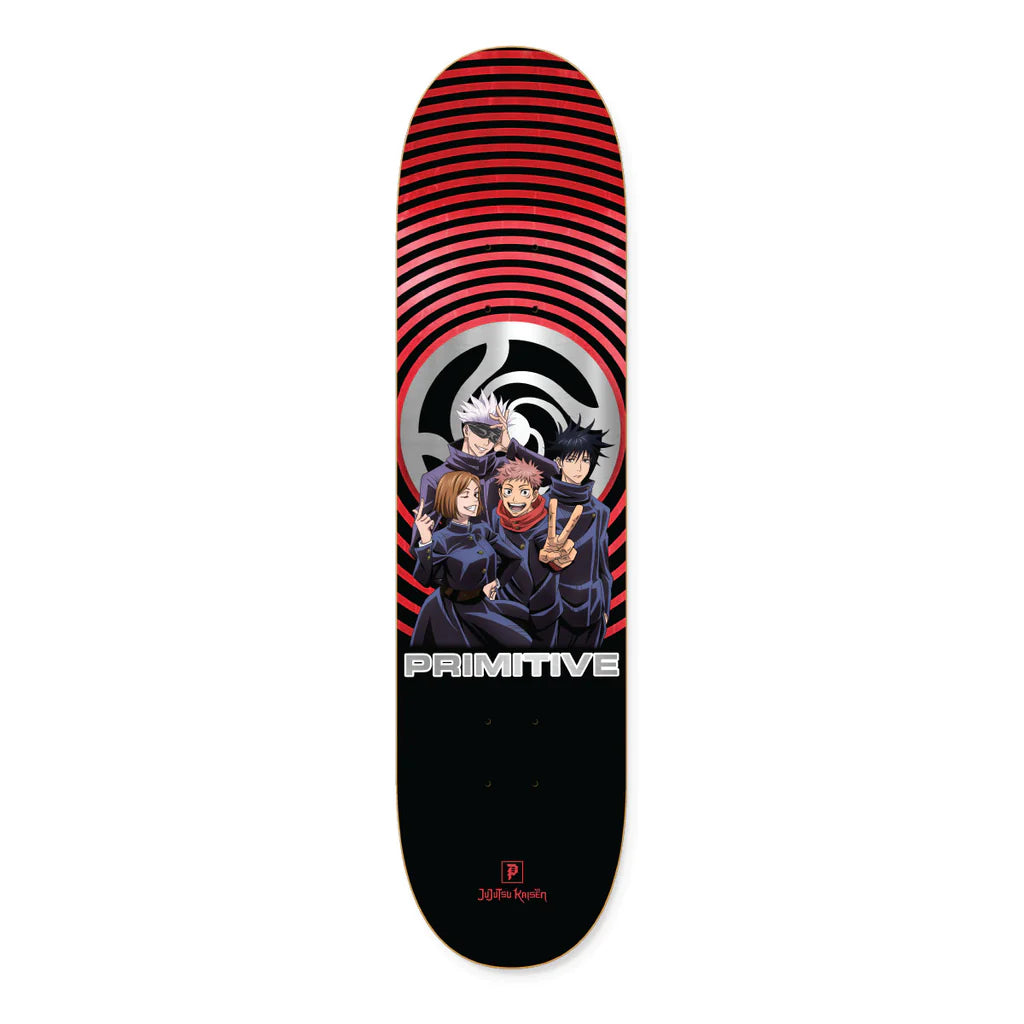 Tabla de skate del equipo Primitive X Jujutsu Kaisen United - 8,0" 