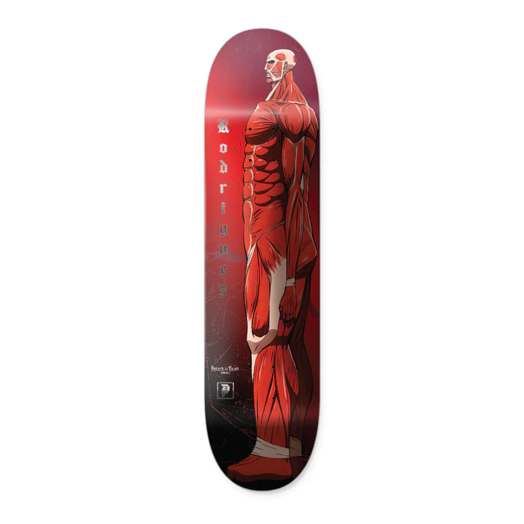 Primitive X Attack On Titan Colossal Rodriguez Skateboard Deck - 8.5"