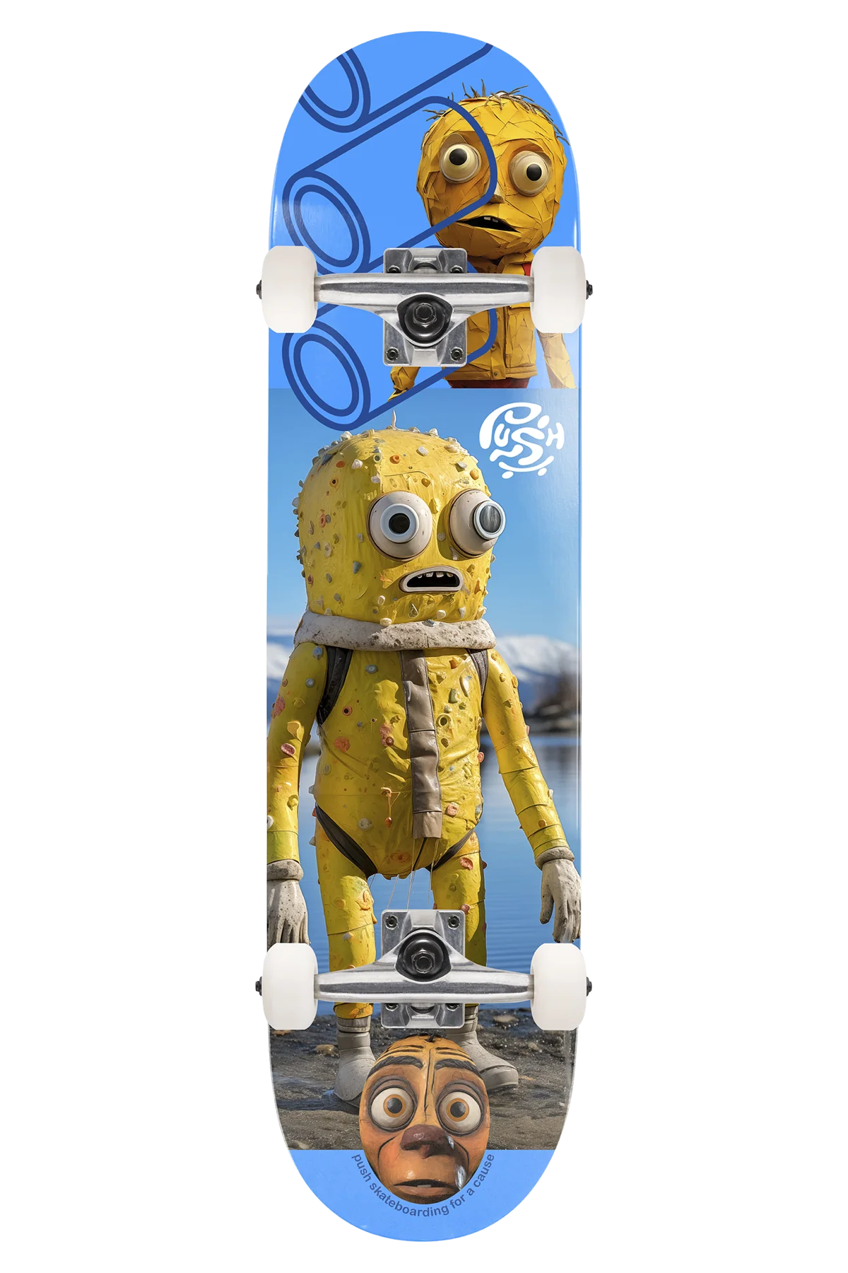 Push Yellow Man FP Complete Skateboard - 8.25"