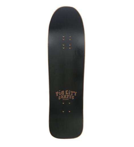 Pig City Skates Cross Handmade Skateboard Deck - 9.5"