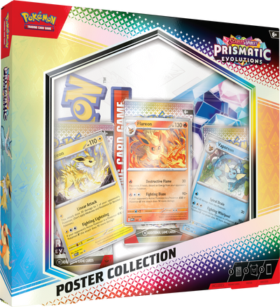 Pokémon TCG: Scarlet & Violet Prismatic Evolutions Poster Collection - PRE ORDER