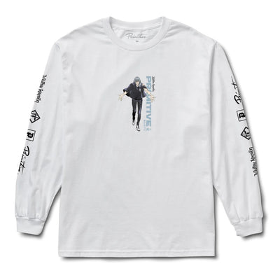 Primitive X Jujutsu Kaisen Mahito L/S T Shirt - White