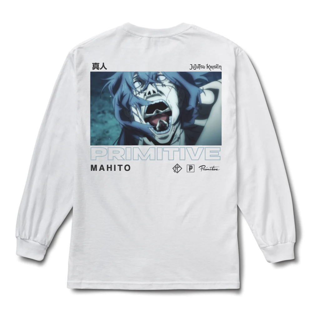 Primitive X Jujutsu Kaisen Mahito L/S T Shirt - White