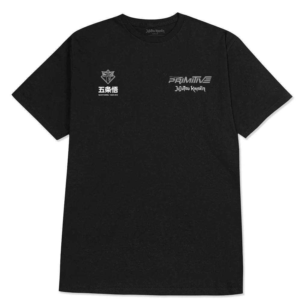 Camiseta Primitive X Jujutsu Kaisen Satoru - Negro 