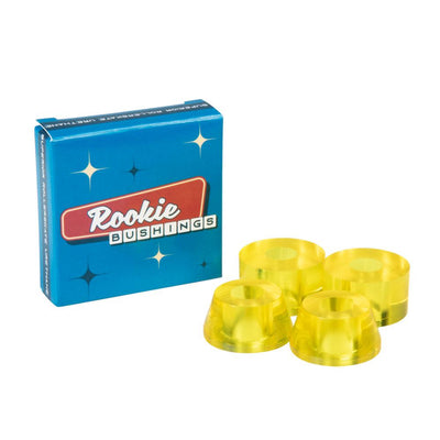 Rookie Conical & Barrel Clear Yellow 85a Quad Skate Bushings