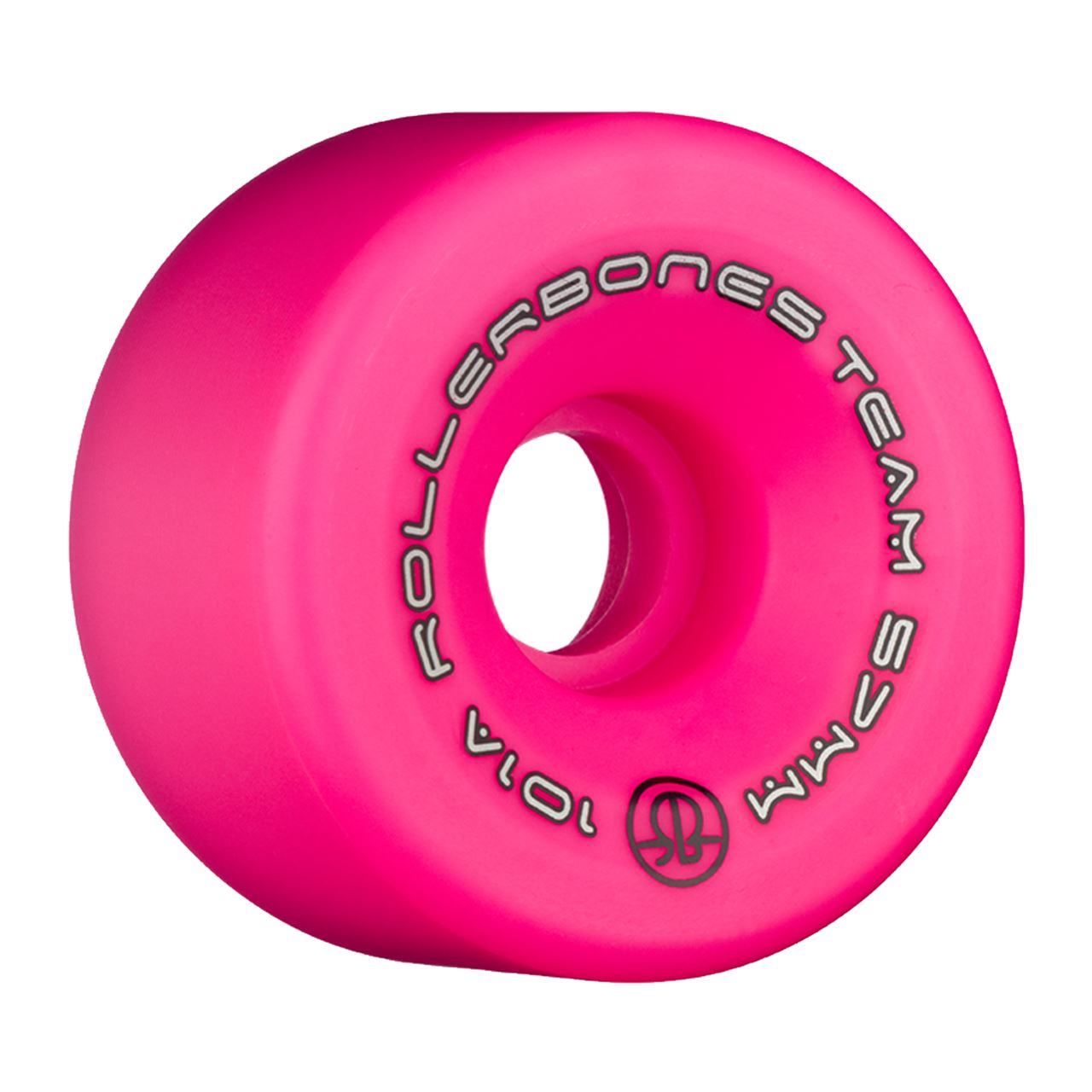 Roues Rollerbones Team Logo Rose 57 mm 101a - Lot de 8