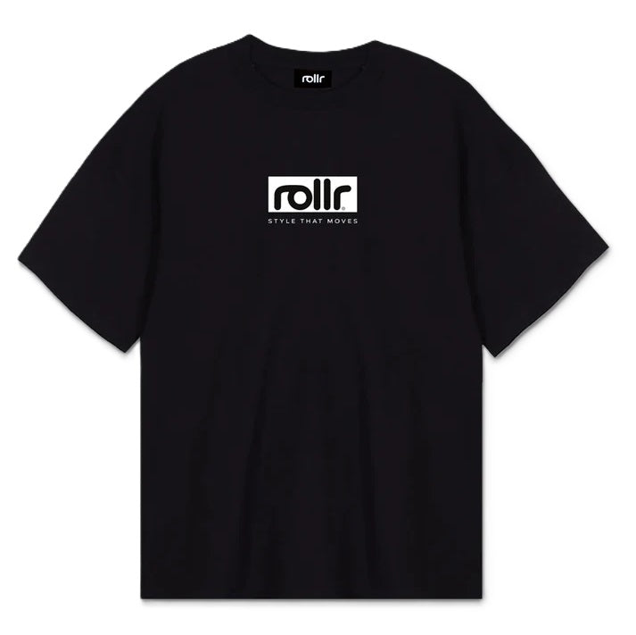 Rollr Oversized T Shirt - Midnight Black