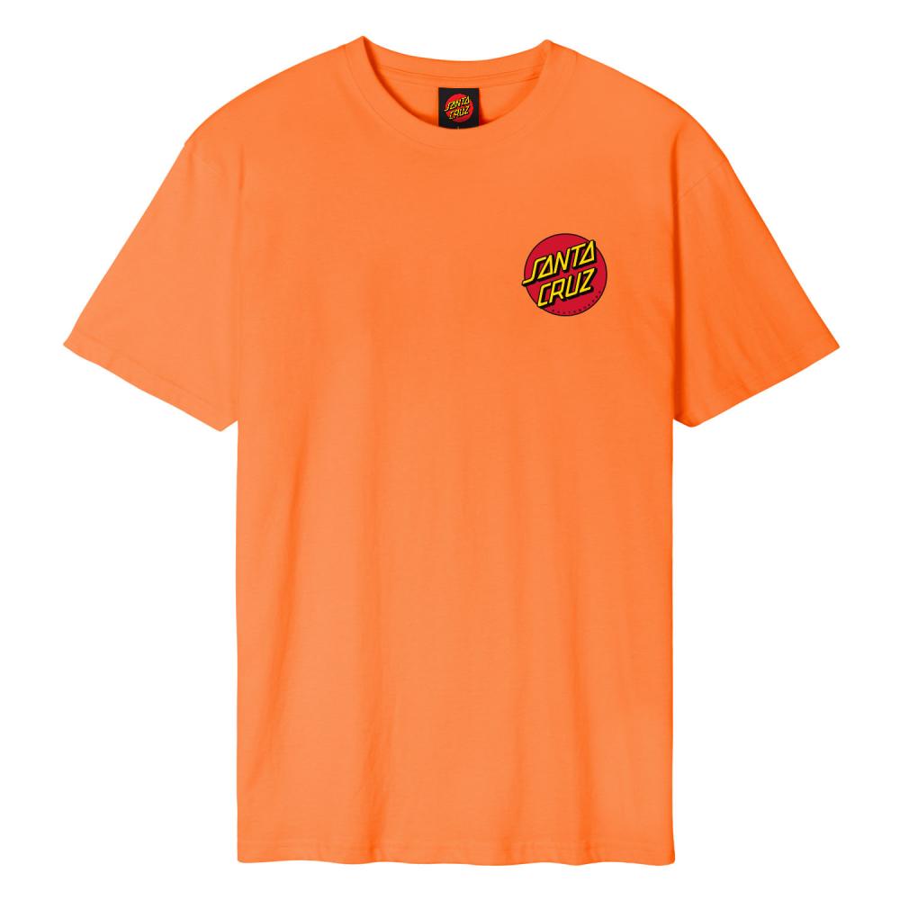 Santa Cruz Classic Dot Chest T Shirt - Washed Apricot