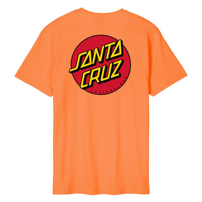 Santa Cruz Classic Dot Chest T Shirt - Washed Apricot