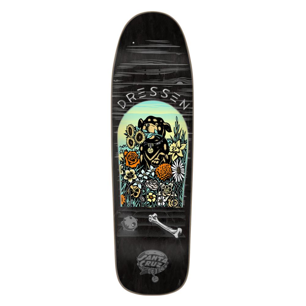 Santa Cruz Dressen Pup Shaped Skateboard Deck - 9.31"