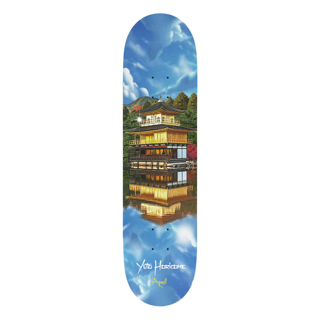 April Yuto Horigome Kinkaku-Ji Skateboard Deck - 8.0"