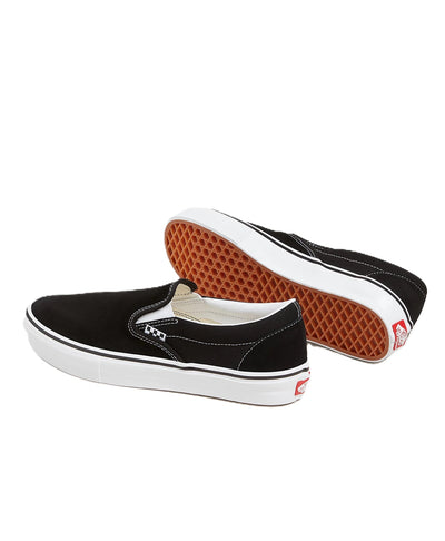 Vans Skate Slip-On Shoes - Black/White