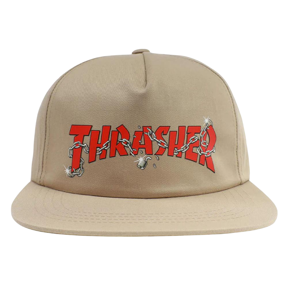 Thrasher Chains By Daniel Shepard Cap - Khaki