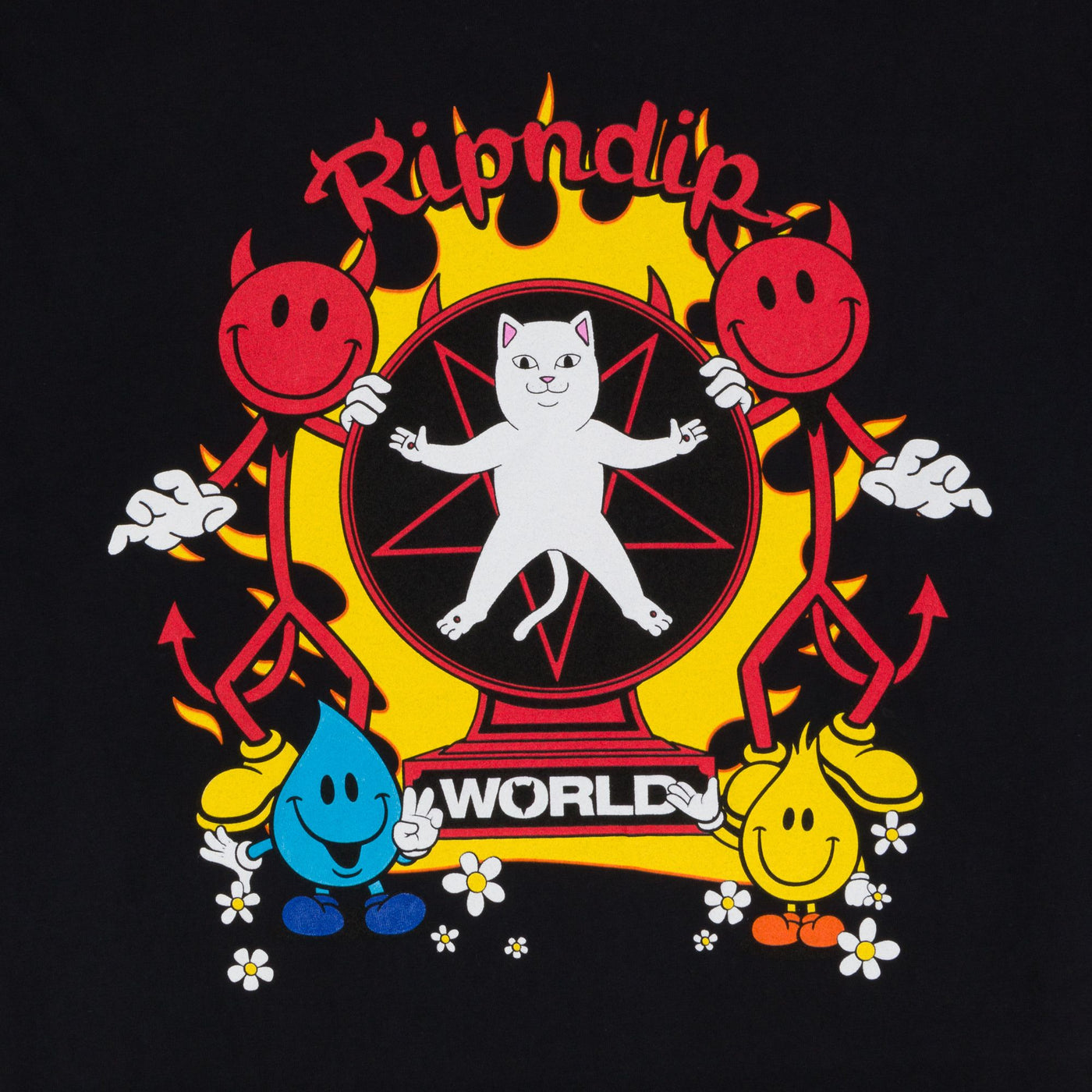 RIPNDIP World T-Shirt - Vintage Black