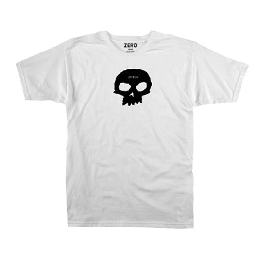 Zero Single Skull T Shirt - White