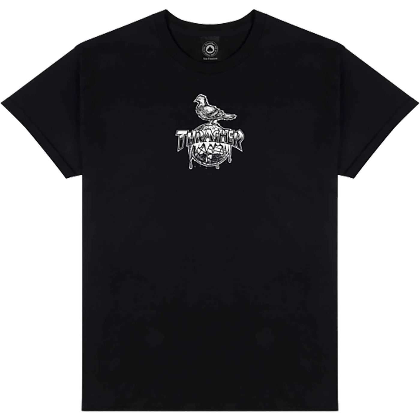 Thrasher X Antihero Cover The Earth T-Shirt - Black
